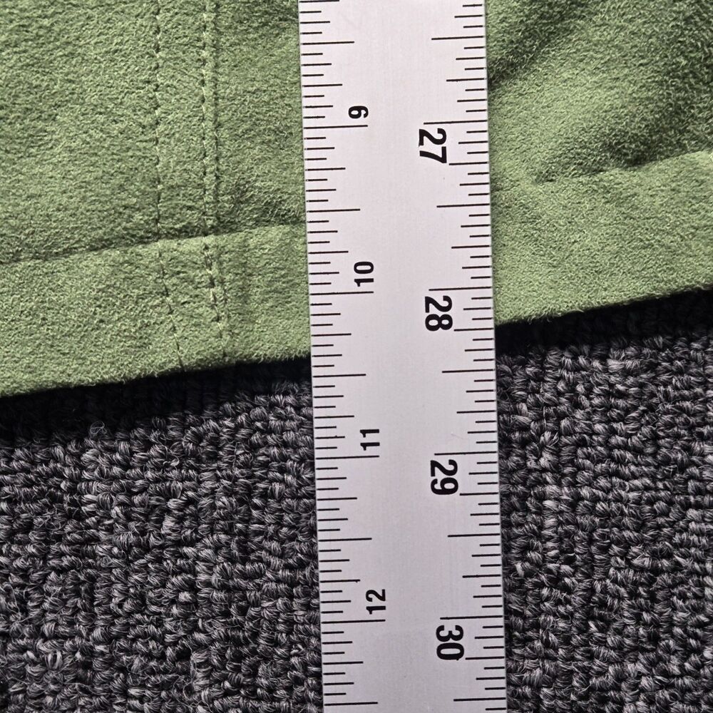NEW CJ Banks Suede Jacket Women’s Plus 1X Green Zip Front Casual Coat 16/18W - Picture 7 of 13